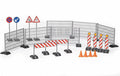 Bruder Construction Set: Railings Site Signs and Pylons