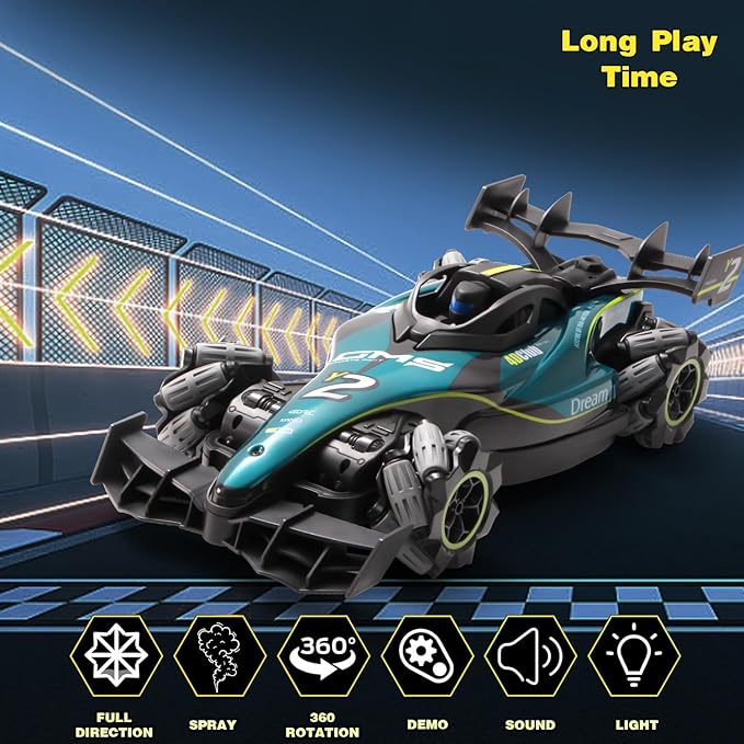 4DRC Y2 RC Cars 1:12 Scale Control Stunt Car with Gesture Controller Off Road Monster Truck 2.4Ghz RTR All Terrain Hobby 20KM Truck 8 12 14 Boy Kids Toys Adult Gifts 2 Battery