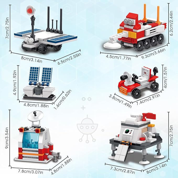 Space Exploration Shuttle Toys for 8-12 and 8-14 Years Boys Kids 1008pcs 7 Models Aerospace Building Set with Heavy Transport Rocket and Launcher Educational Construction Toy