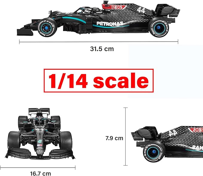 RASTAR RC Car 1/12 Scale 2.4Ghz Mercedes-AMG F1 W11 EQ Performance Officially Licensed RC Series Radio Remote Control Car