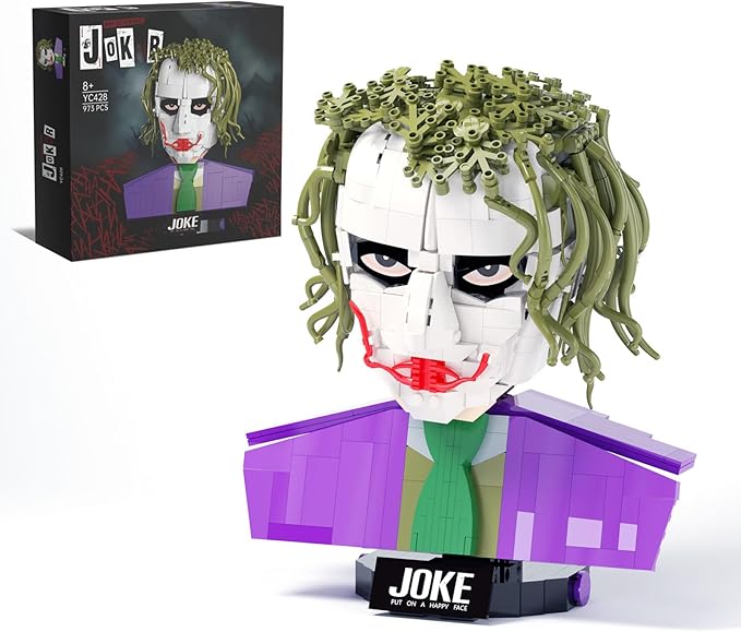 Clown Prince of Crime Building Set Compatible with Lego for Adults Display Collectible Decoration Set for Joke Avid Fans