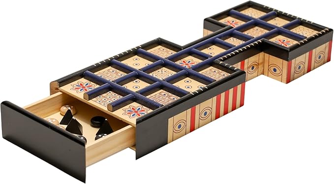 The Royal Game of Ur Board Game – Ancient Strategy Board Game for 2 Players Fast-Paced and Easy to Learn Over 4500 Years Old