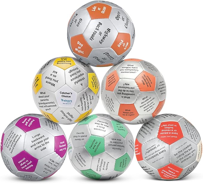 Trainers Warehouse 6 Thumball Collection 32 Prompts for Conversation Team Building Relationship and Training