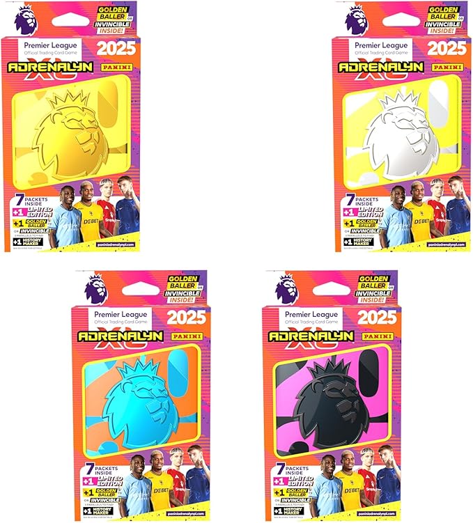 Panini Premier League 2024/25 Adrenalyn XL Classic Tin - 59 Cards 1 Limited Edition 1 Golden Baller/Invincible 1 History Maker - Trading Cards