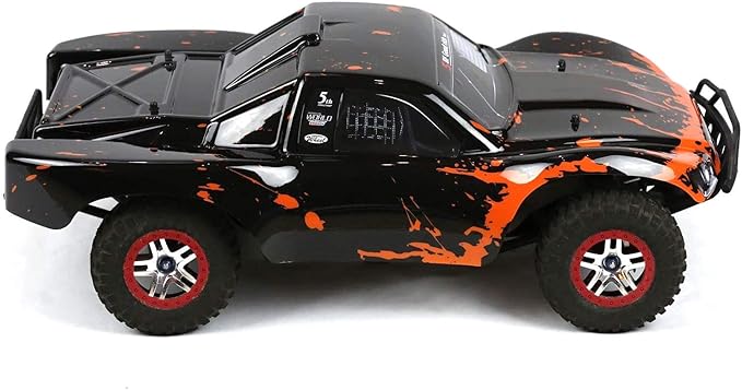 SummitLink Compatible Custom Body Muddy Orange Over Black Replacement for 1/10 Scale RC Car or Truck (Truck not Included) SS-BR-02