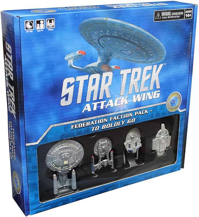 WizKids Star Trek: Attack Wing Federation Faction Pack- to Boldly Go…