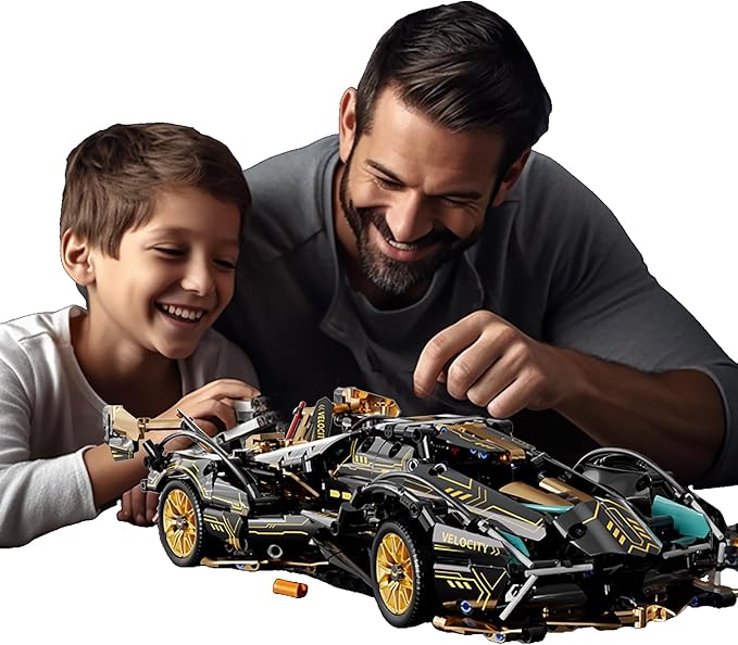Sport Racing Car Building Block Sets for Adults 1:14 Race Supercar Toys Kits with LED Collectible MOC Model Construction Ideas Birthday for Boys Teens Men Age 8-12 12-1614 14+