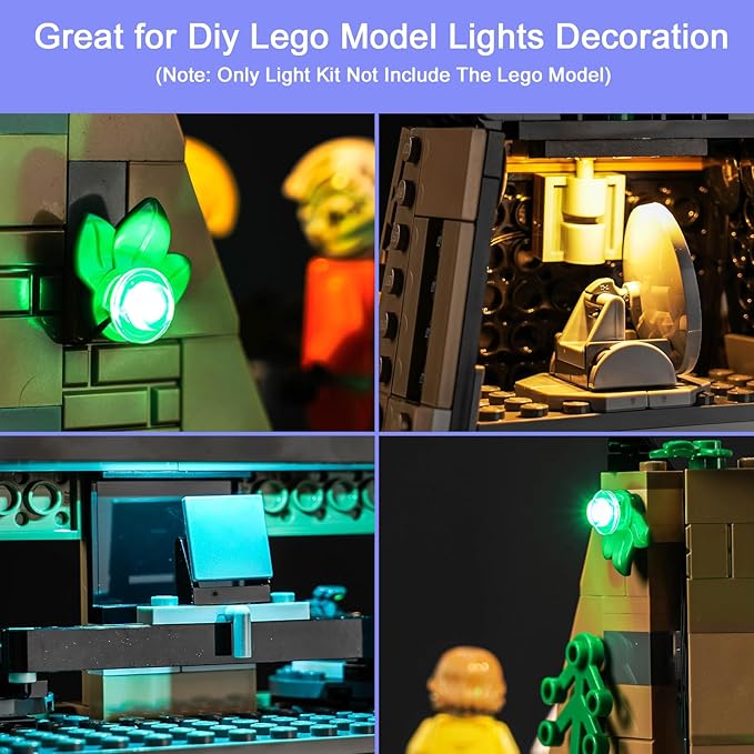 Upgraded Led Light Kit Compatible with Lego A New Hope Yavin 4 Rebel Base Building Set Compatible with Lego 75365 (Model Not Included)