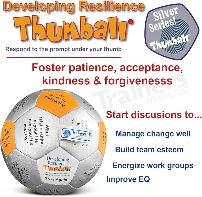 Trainers Warehouse 6 Thumball Collection 32 Prompts for Conversation Team Building Relationship and Training