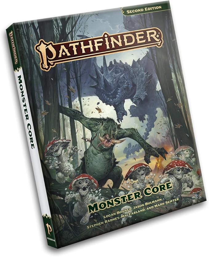 Pathfinder Remastered Second Edition Player GM and Monster Cores and Two Treasure Chest Buttons