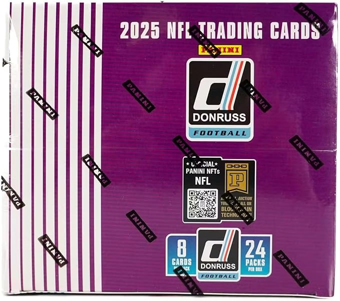 Panini 2025 Donruss Football Retail 24-Pack Box