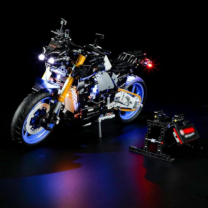 YEABRICKS LED Light for Lego-42159 Technic Yamaha MT-10 SP Building Blocks Model (Lego Set NOT Included)