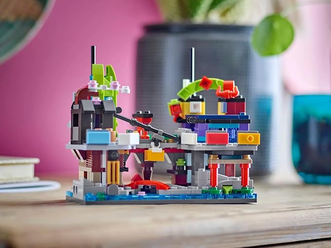 LEGO NINJAGO Micro City Markets Building Set 40706 Collectible Market Model 365 Pieces Ages 10+
