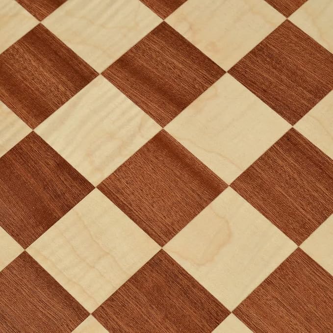 Professional Tournament Wooden Chess Boards No. 6 - Inlay (2.25 Notation)