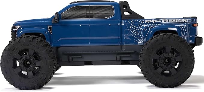 ARRMA RC Truck 1/10 Big Rock 4X4 223S BLX BRUSHLESS Street Truck RTR (Batteries and Charger Not Included) with DSC (Blue) ARA4312V4T3