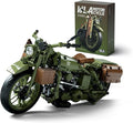 Nifeliz Motorcycle WLA Model Toy for Adults Classic Military Bike Building Set with Authentic Features Collectible Display Gift (833 PCS NF10333)