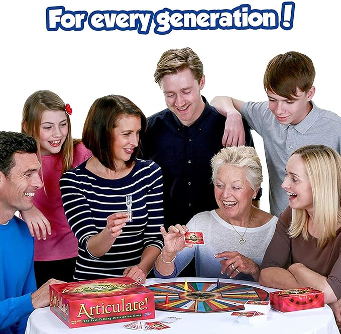 Drumond Park 5019150000056 Articulate Family Board Fast Talking Description Game Multi