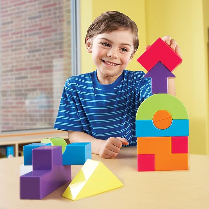 Learning Resources Mental Blox 360 Degree 3-D Building Game - 55 Pieces Ages 5+ Educational Board Games Mental Puzzles for Kids Brain Teaser Games
