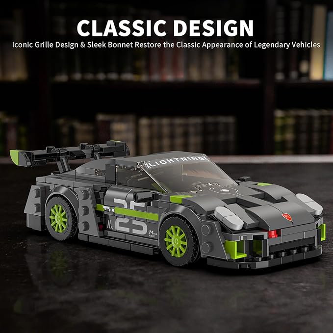 Mould King 27116 911 Speed Champion Technik Car Building Set Classic Racing Car Model Kits for Display Gift Ideas for Birthdays and Fans (435+PCS)