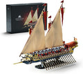 Nifeliz Galley Sailing Ship Building Set for Adults Galleass-Style Flagship Model Set for Display and Collection Ideal Gift for Ship Enthusiasts (1536 PCS NF10338)
