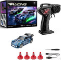 1:64 Scale Mini RC Drift Car with Gyro Full Proportional RTR 2.4Ghz Remote Control with RGB Lights (05-Blue)