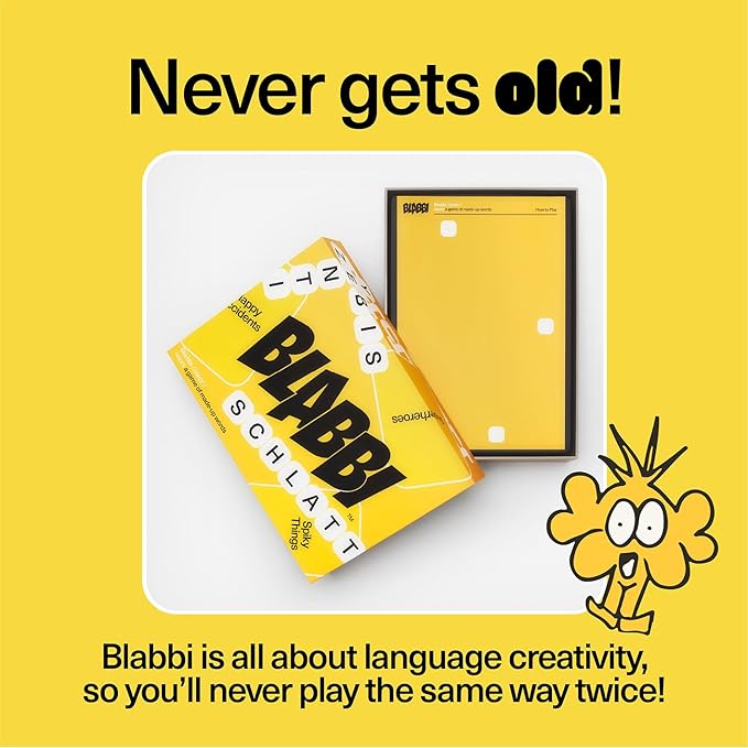 The Game of Made-Up Words. Viral Funny Party Word Board Game for Adults Teens and Kids 14+. Easy to Learn (Base Edition)