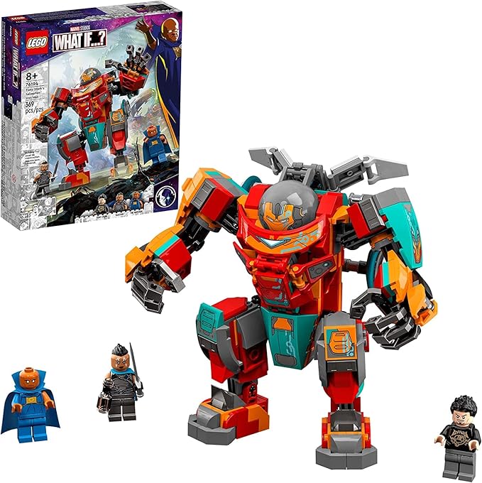 LEGO Marvel Tony Stark’s Sakaarian Iron Man 76194 Building Kit Great Gift for Young Super Heroes Aged 8+ New 2021 (369 Pieces)