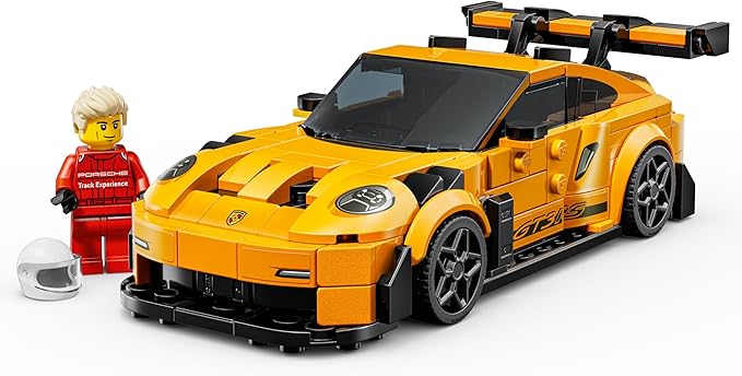 LEGO Speed Champions Porsche 911 GT3 RS Super Car Toy - Model Kit &amp Pretend Play Toy for Boys &amp Girls Ages 9+ - Sports Car Building Set for Kids &amp Racing Fans - Gift Idea for Birthdays -