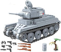 General Jim's Military Themed WW2 Building Blocks Tank Sets for World War 2 Brick Building Enthusiats (BT-7 Tank)