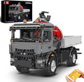 Mould King 19016 Truck Mounted Crane Building Set APP/Remote Engineering Truck Construction Kit City Mobile Crane Model Sets to Build for Age 14+/Adults Collections Enthusiasts (3767+ Pieces)