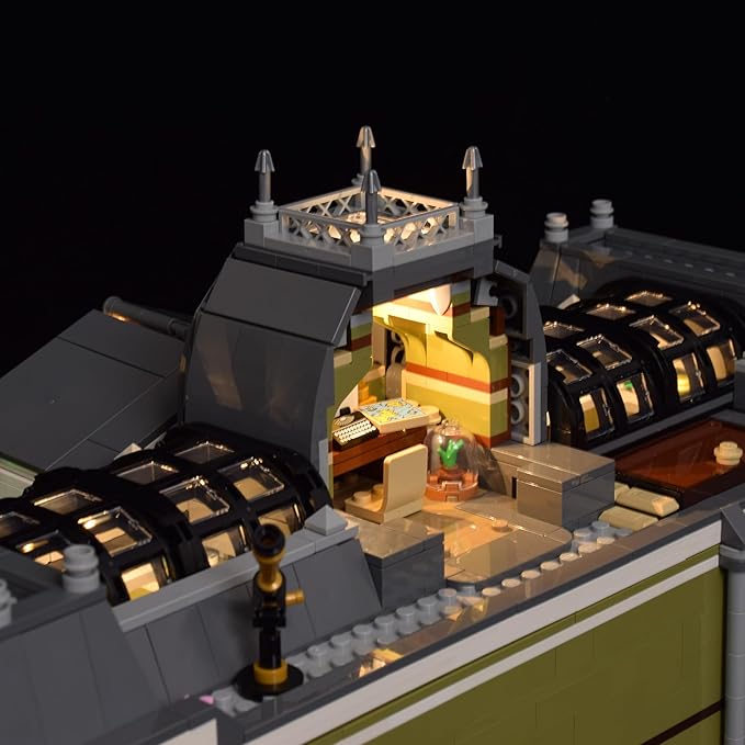 LightGo LED Lighting Kit Designed for Lego 10326 Natural History Museum Modular Buildings Set - Not Include Model (Remote Version)