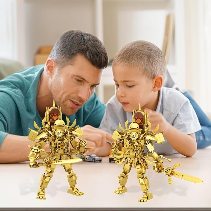 Bentex Skibi Figure Building Set Titan Clock Man Cameraman Game Model Toys Ideas Collectible Building Bricks Birthday Gift for Adults Fans(551 Pcs)