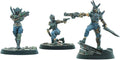 Modiphius Entertainment: Fallout: Wasteand Warfare Raiders - Disciples Leaders - 3 Figures Nuka World Wave 32mm Multi-Part Resin Unpainted Mniatures