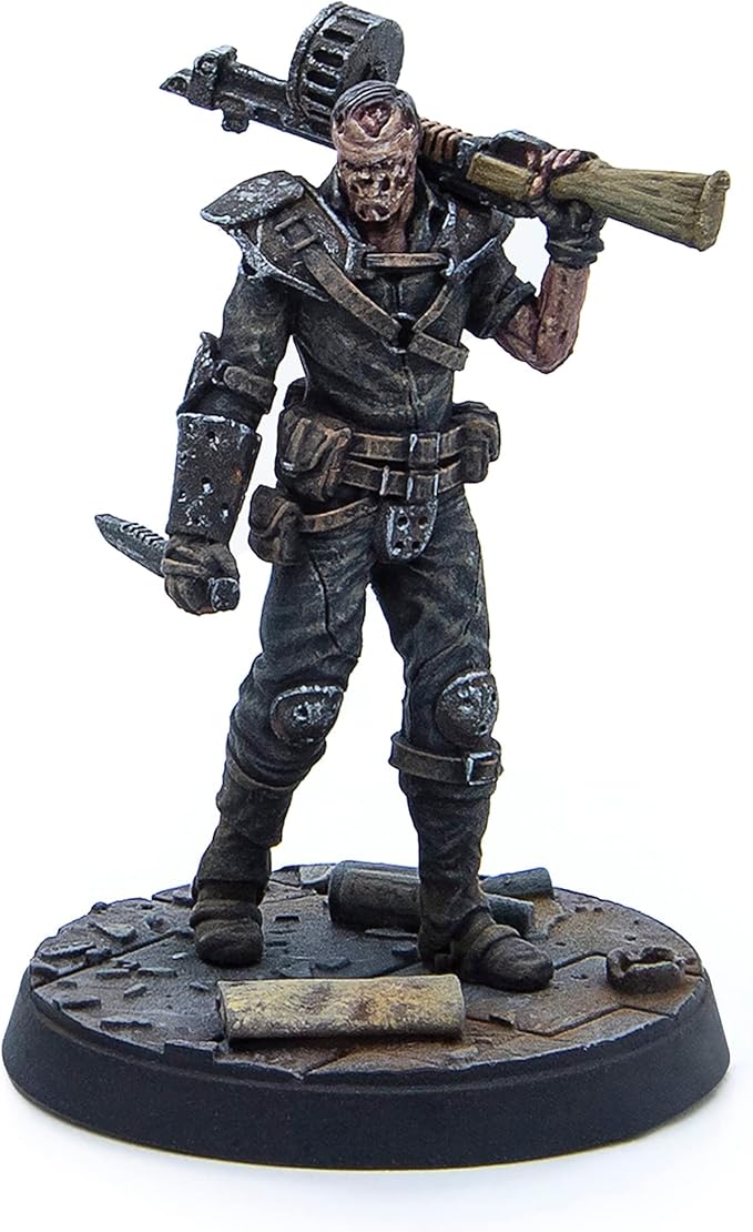 Modiphius Fallout Wasteland Warfare: Survivors: Capital Companions - 3 Miniatures 32mm Unpainted Resin Figures Capital Wave