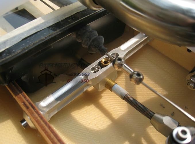 Aluminum 5 Width T-bar for 1/4 Cable / Shaft Support for RC Boat RC#276