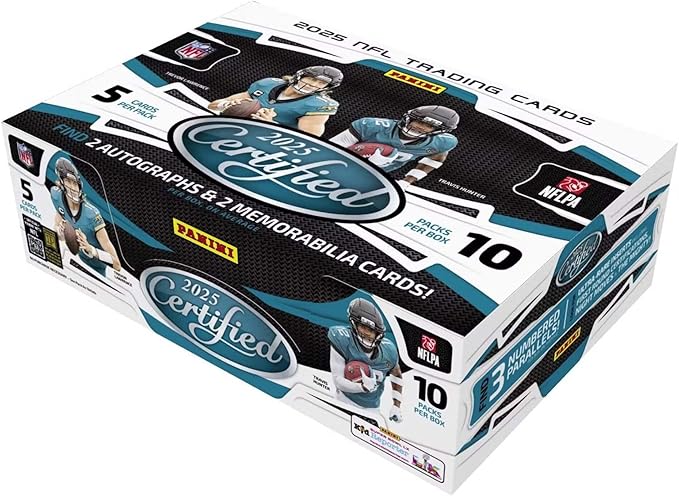 2025 Panini Certified Football Hobby Box - PRESALE