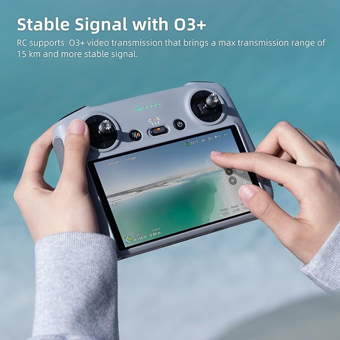 RC - Remote Controller for DJI Mini 3/3 Pro/Mavic 3 C/3/Mavic Air 2S Lightweight Body FHD Screen 4hr Battery O3+ Transmission