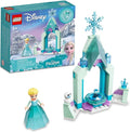 LEGO Disney Elsa's Castle Courtyard 43199 Building Set Disney Frozen Ice Castle with Princess Elsa Mini Doll Figure Disney Princess Toy Set for Kids Age 5+ Great Gift for Birthday or Any Time