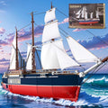 1686PCS Exploration Ship Mini Building Blocks Toys(Large Size and Not Compatible with Lego Size0.142in)Innovative Architecture Collectible Endurance Model Ship Building Set Great Gift for 6+