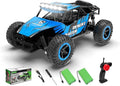 RACENT Remote Control Cars for Adults - 1:16 Scale 20kph Fast RC Truck All Terrain Off-Road Monster Truck for Adults with 2 Rechargeable Batteries (Blue)