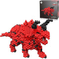 Fun Dinosaur Building Set 519 PCSTriceratops Creative Educational Toys Boys Girls 8+ Animal Figures Building Kit Model Jurassic Dino Blocks Toy Dispaly Present for Kids Adults