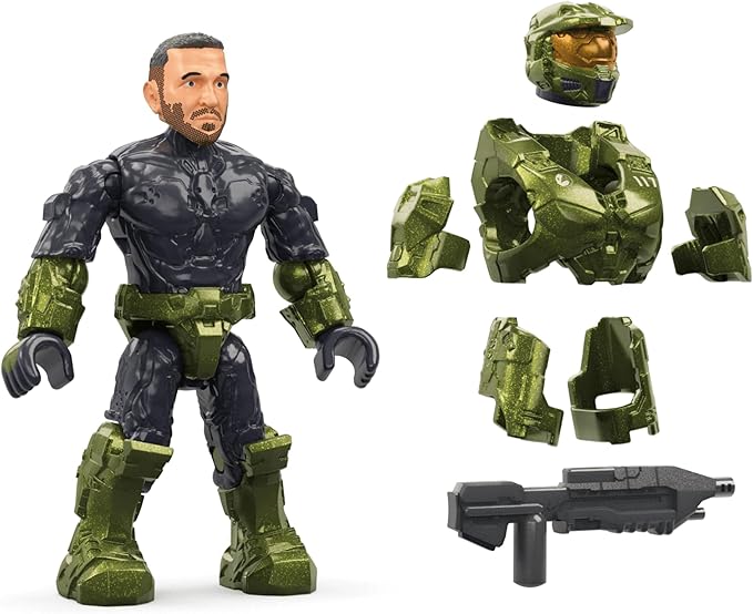MEGA Halo The Series Vehicle Building Toys Set FLEETCOM Warthog ATV with 469 Pieces 5 Micro Action Figures Poseable Articulation Kids and Fans (Amazon Exclusive)