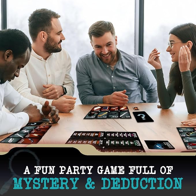 Grey Fox Games Deception: Murder in Hong Kong Board Game | Social Deduction | 4-12 Players | 20 Minutes