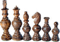 Chess Set Globe Design King 5 32 Wooden Weighted Handmade Chess Pieces By