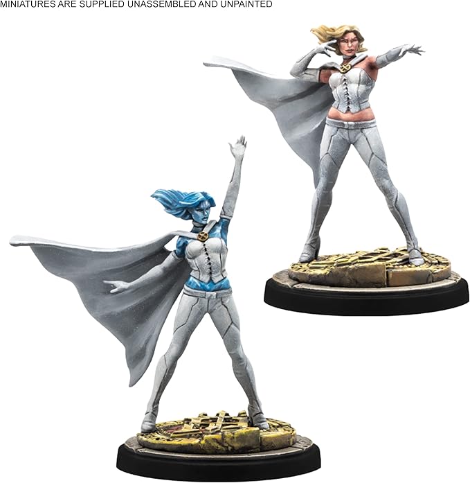 Marvel: Crisis Protocol Emma Frost and Psylocke CHARACTER PACK - Psychic Mutants Unleashed! Tabletop Superhero Game Ages 14+ 2 Players 90 Minute Playtime Made by Atomic Mass Games