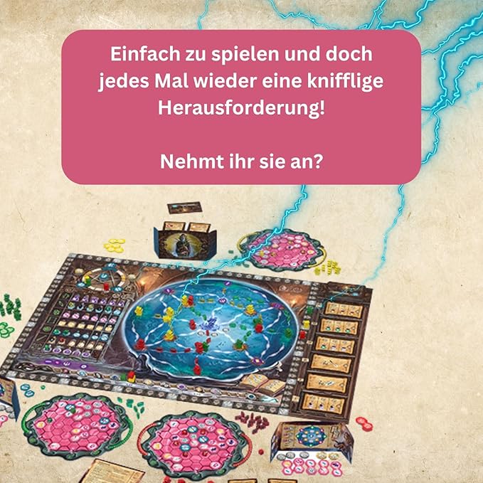 R&ampR Games Witchstone Strategy Board Game for Kids Teens and Adults Ideal for Family Night