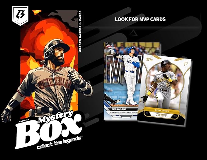 Three Graded Baseball Cards Collect The Legends® Edition│Gem-Mint 10 Guaranteed│Gift for Baseball Fans│by TradingCard360®