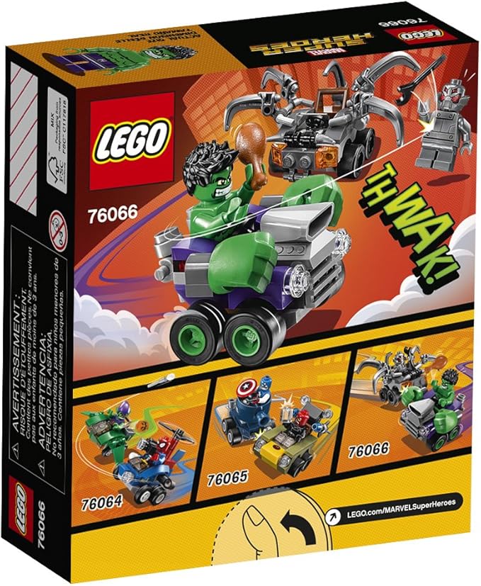 LEGO Super Heroes Mighty Micros: Hulk vs Ultron 76066 Building Kit (80 Piece)