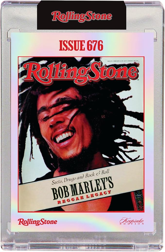 Rolling Stone Bob Marley™ Keepsake Premiere Edition Trading Card - Single Blind Box - Licensed Collectible