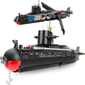 Finger Rock Nuclear Submarine Building Set WW2 Historical Military Series Submarine Model Set Collection Birthday Gifts Toy for Teens and Adults 14+ (519 Pieces)